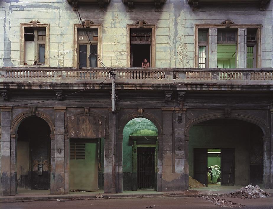 Calzada de Infanta 55 (at the corner of Humboldt), Centro Habana, Havana, Cuba, 1997, archival inkjet  print, 40 x 50 inches
