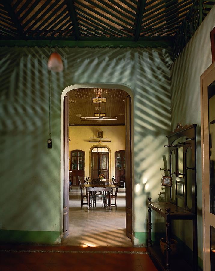 Alvares Residence,&nbsp;Entrance Vestibule, Margao,&nbsp;Goa, India, 1998, archival inkjet print, 50 x 40 inches