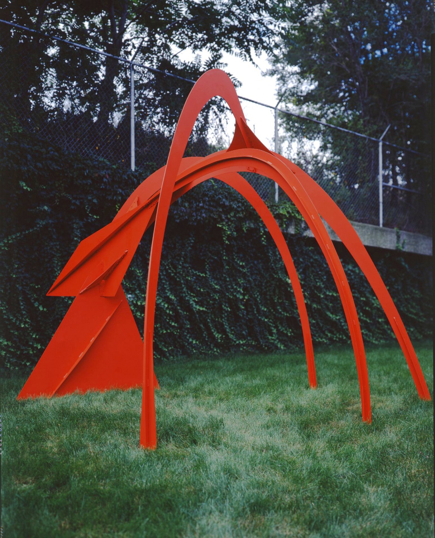 Alexander Calder Intermediate Model for Four Arches Painted fabricated steel