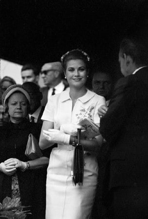 Princess Grace smiling at camera, Monaco, May, 1965