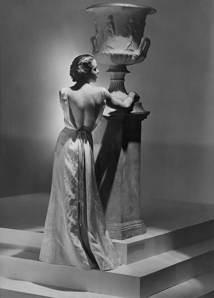 Miss Nicole, Evening Dress by Schiaparelli, 1934, Platinum Palladium Print, Ed. of 27