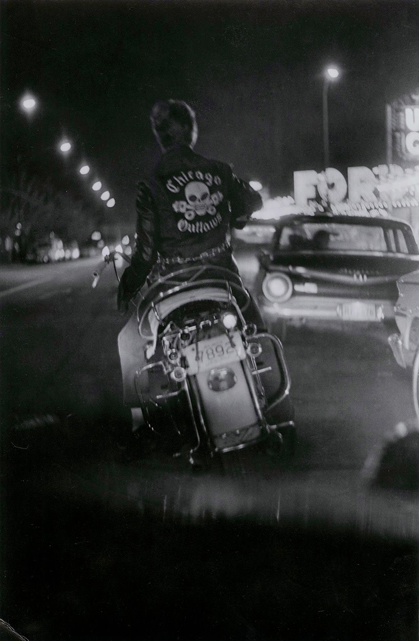 Copyright Danny Lyon / Magnum Photos, Benny at Grand and Division, from The Bikeriders, 1965