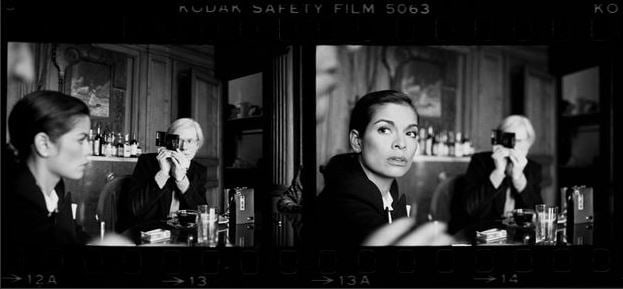 Warhol, Andy &amp; Bianca Jagger, The Factory, NYC, 1977