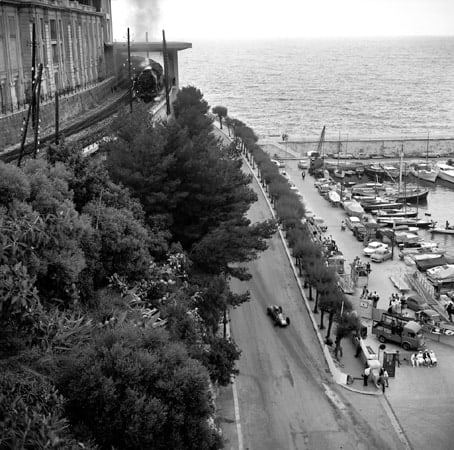 Train at Chicane, Monaco, 1962