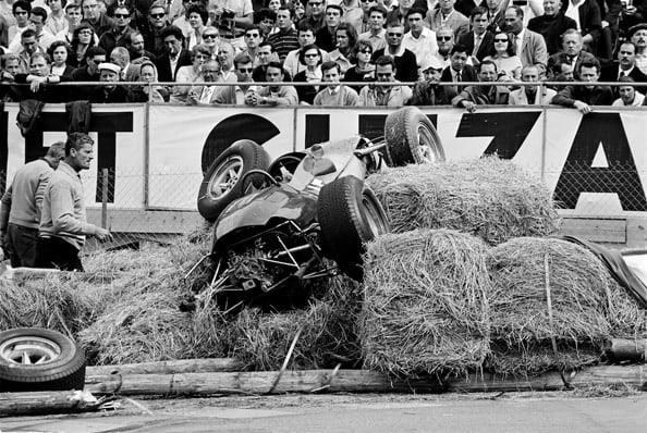 Lotus Crash, Monaco, 1962