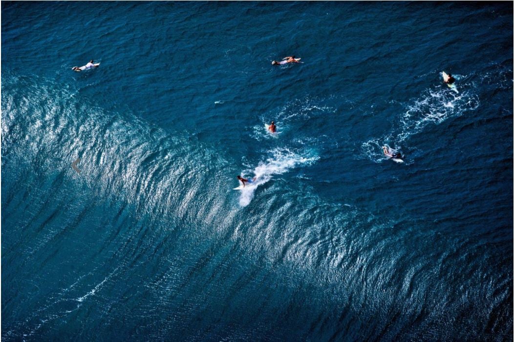 Pipeline Masters, Oahu, HI (Laforet Surfers Tilt-Shift Aerial 08)