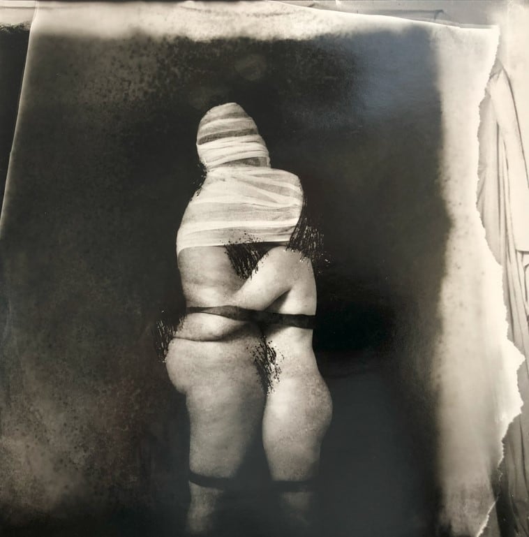 Erotic Dream Series: Two Women Bound #4, New Mexico,1975, Silver Gelatin Photograph, Edition of 3