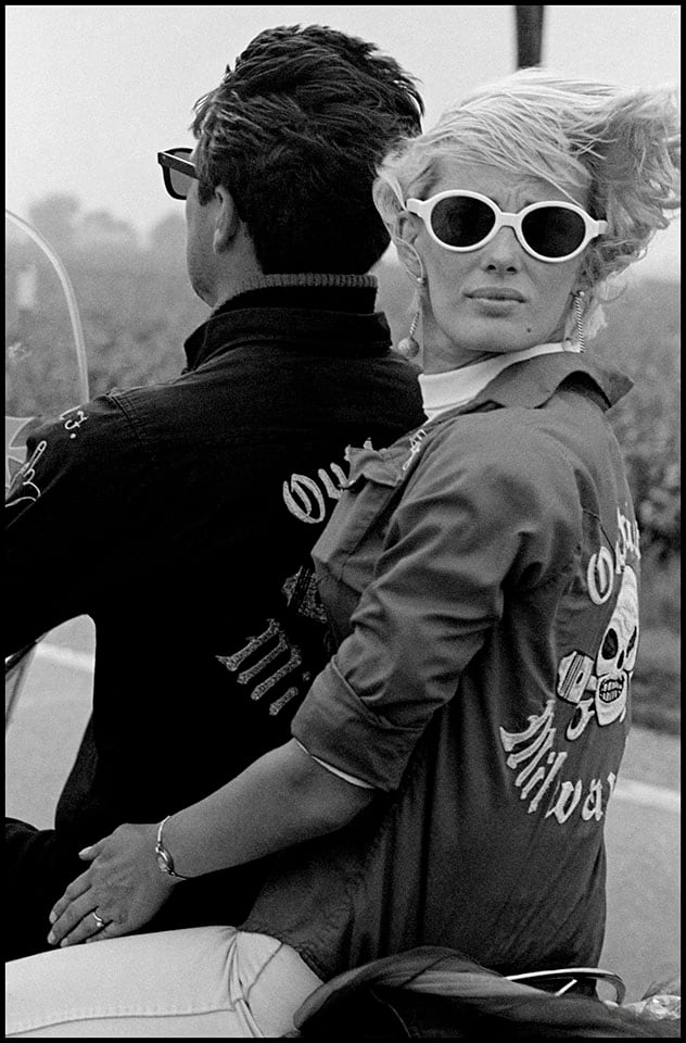 Copyright Danny Lyon / Magnum Photos, Memorial Day Run, Milwaukee, from The Bikeriders, 1966