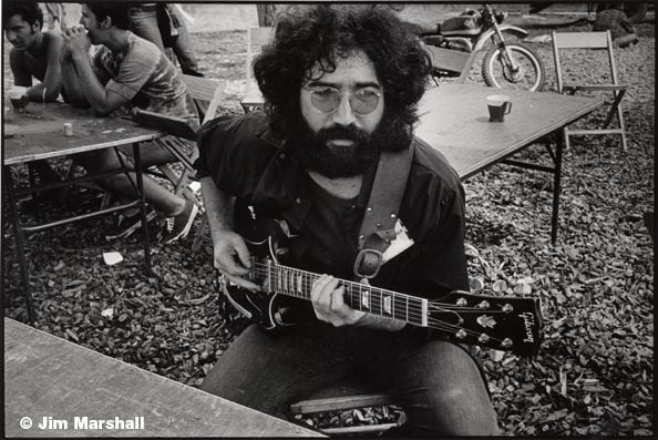 Jerry Garcia, 1969, 11 x 14 Silver Gelatin Photograph