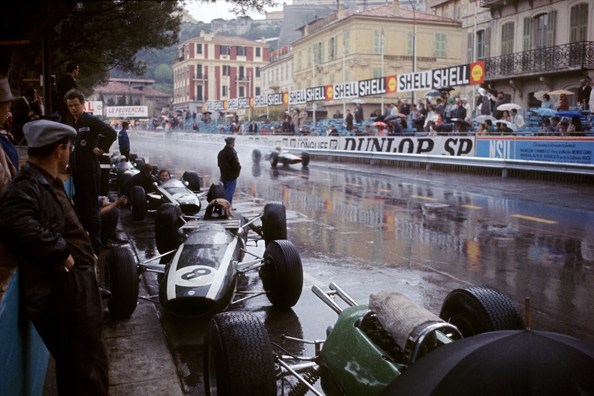 Practice in the Rain, Monaco, 1962