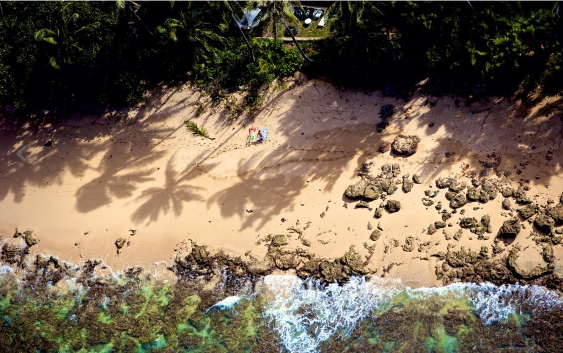 Oahu, Hawaii (Laforet Surfers Aerial 13)