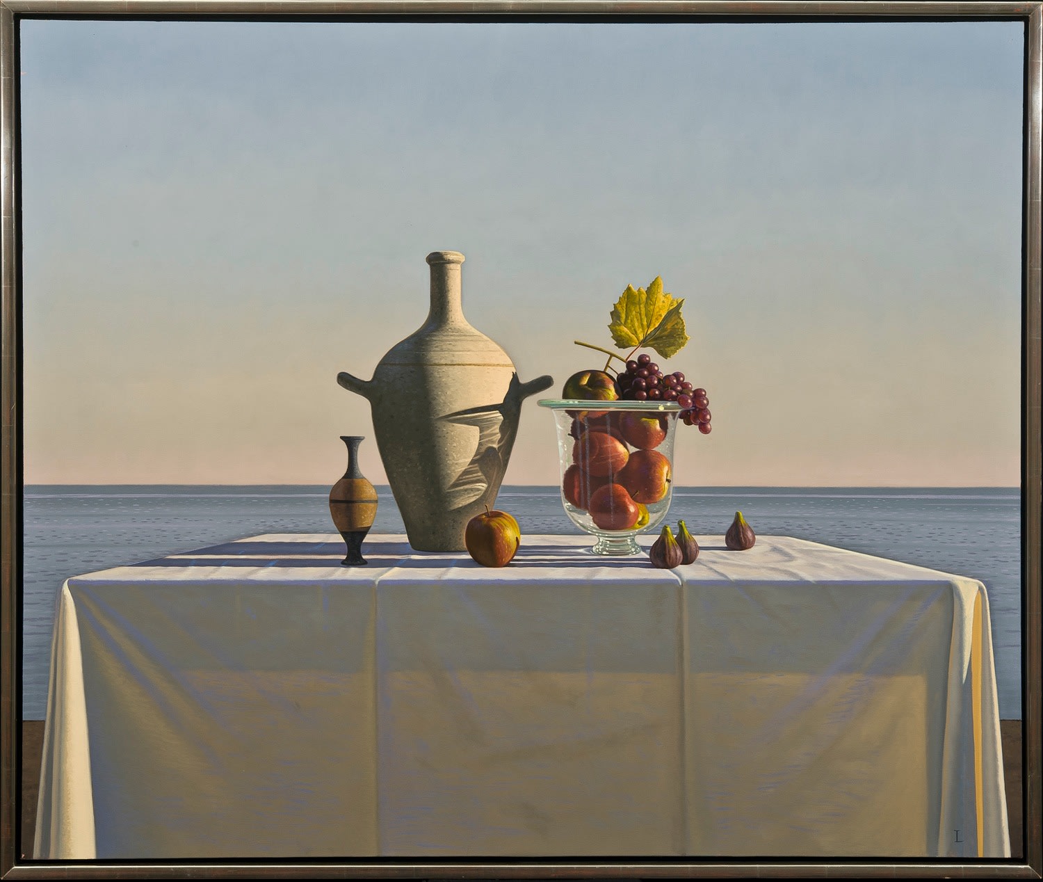 Still Life with Fruit, 2011, Oil on canvas, 40 x 48 in.&nbsp;