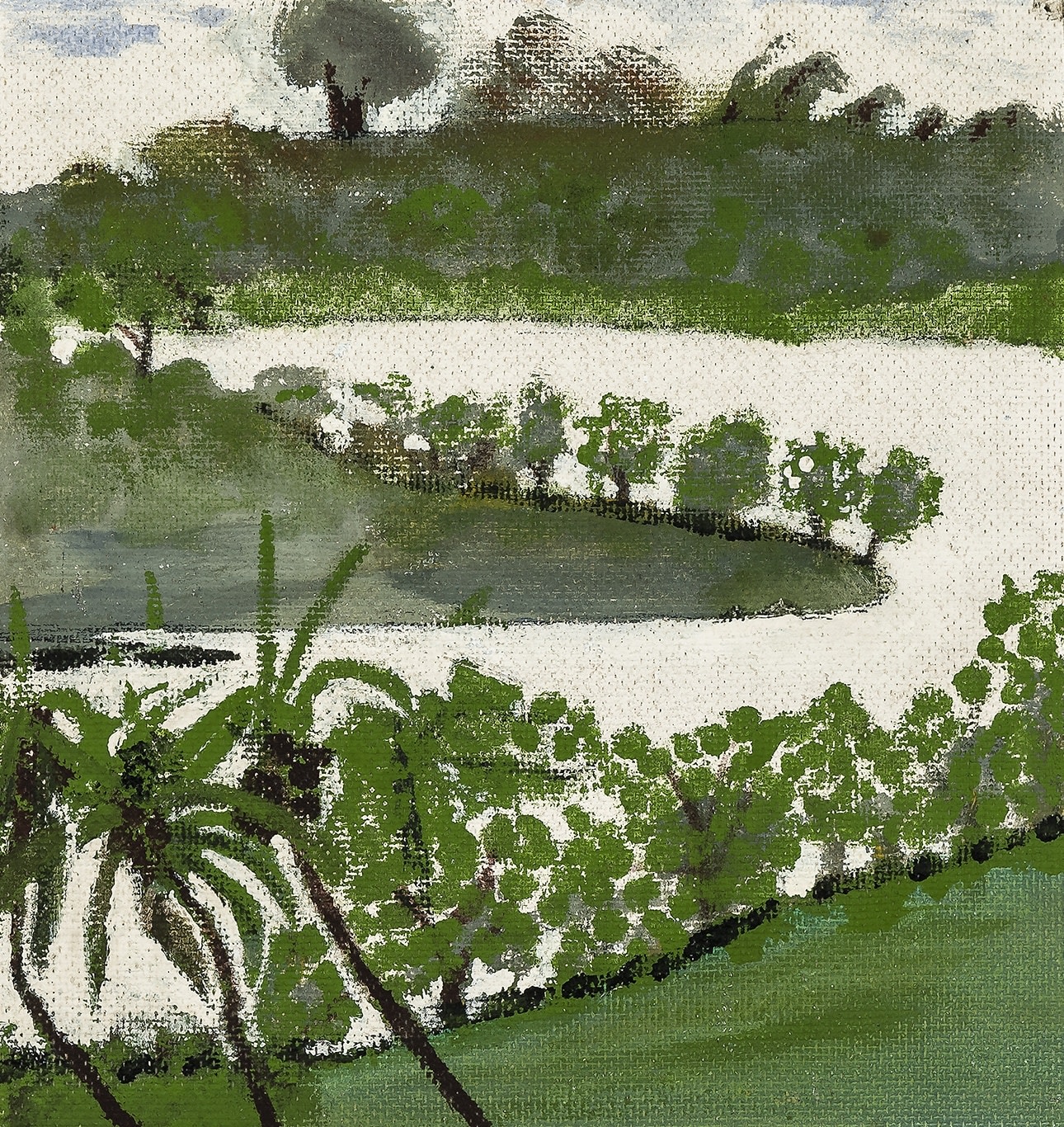 Island Landscape with Inlets