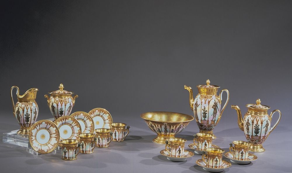 &ldquo;Old Paris&rdquo; Porcelain Tea/Coffee Service, about 1825&ndash;29