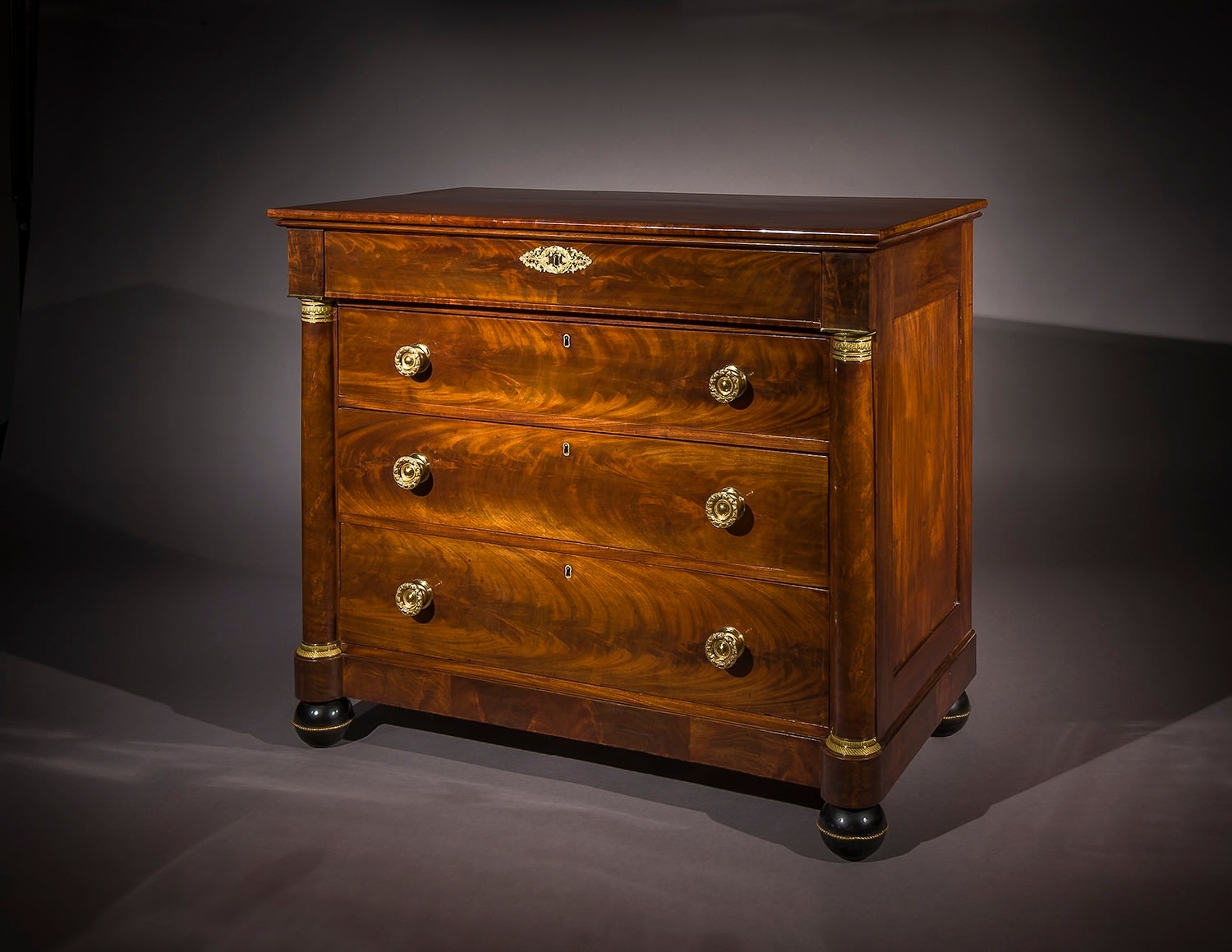 Chest of Drawers, about 1820