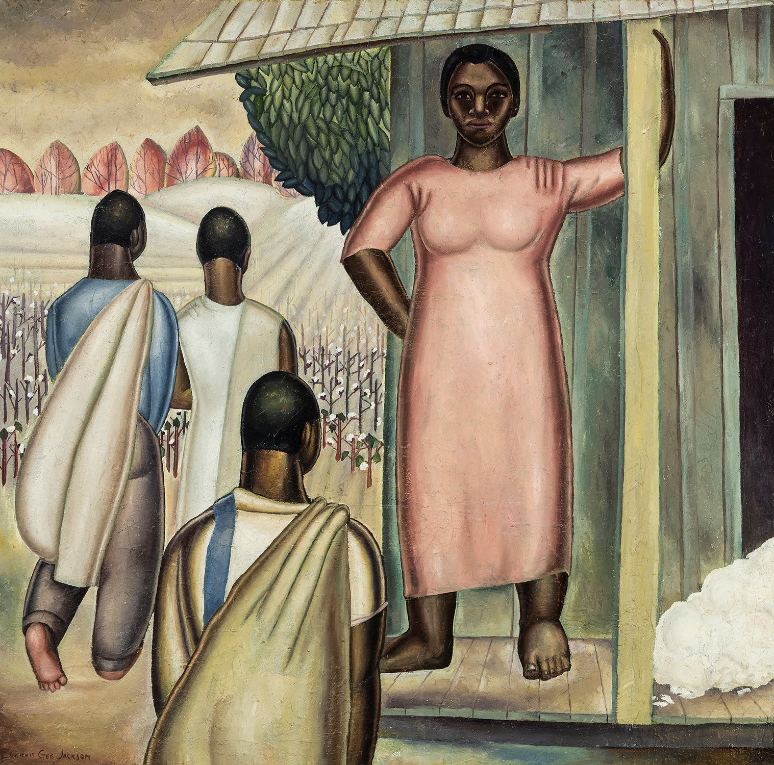 To Pick the Top Crop, 1932, Oil on canvas, 31 7/8 x 32 in.