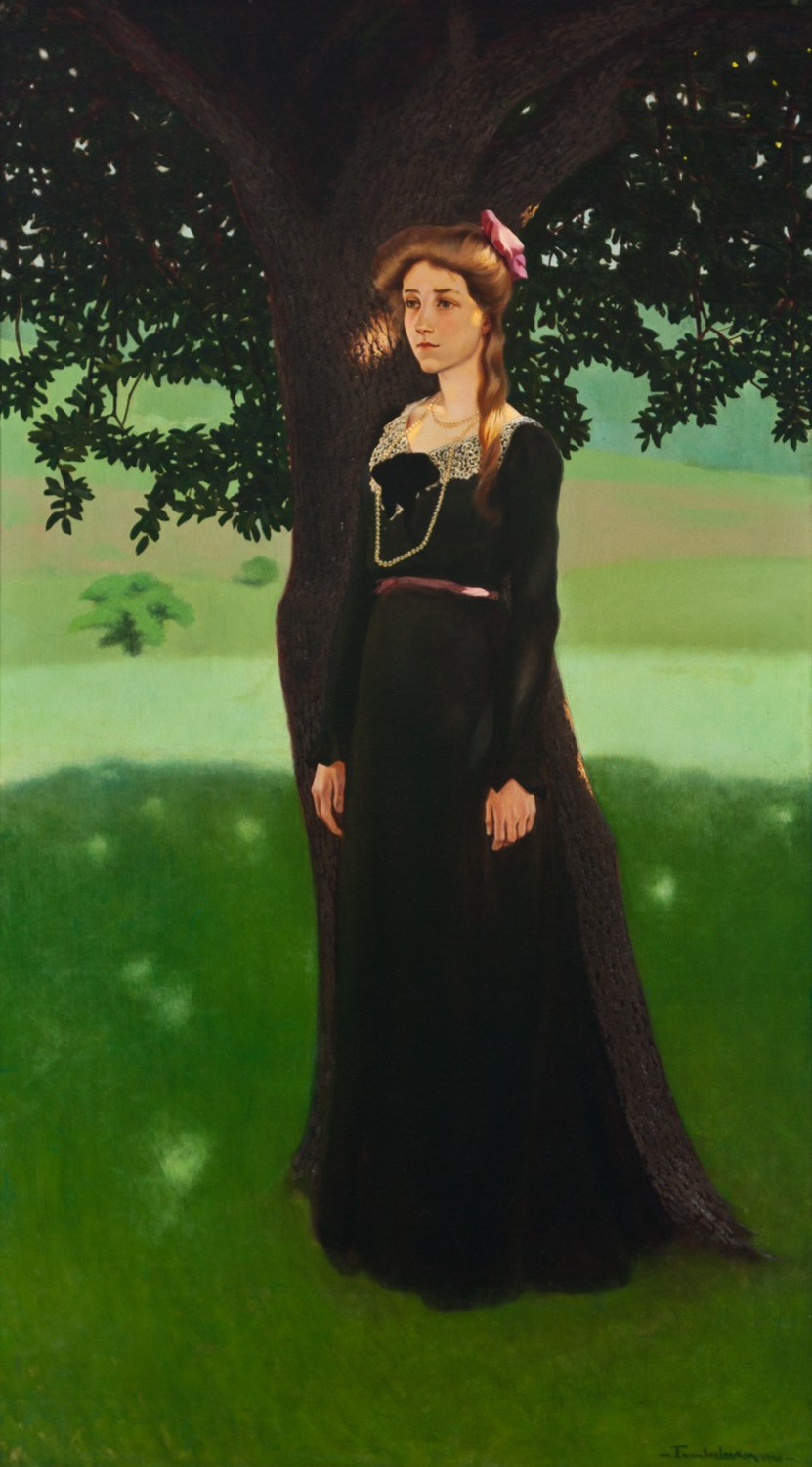 Portrait of a Woman by a Tree, about 1900