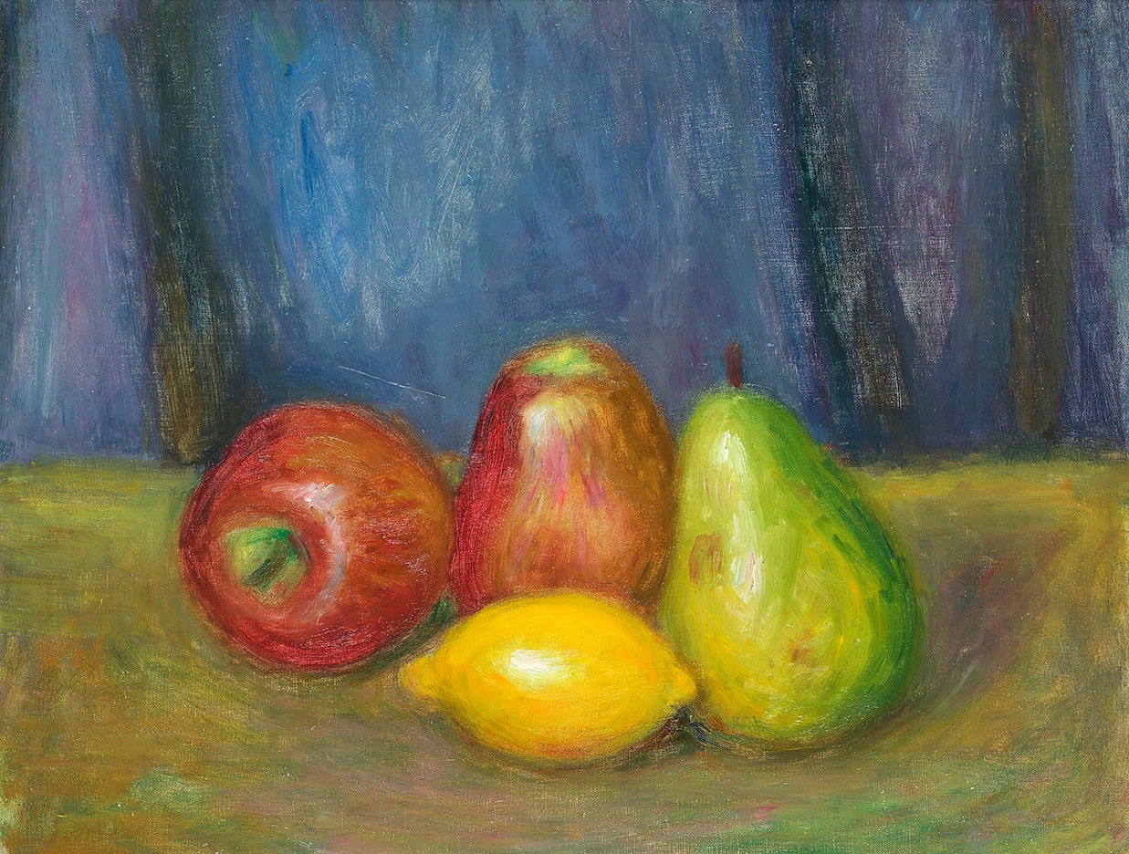 William Glackens (1870-1938), Apples, Lemon, and Pear