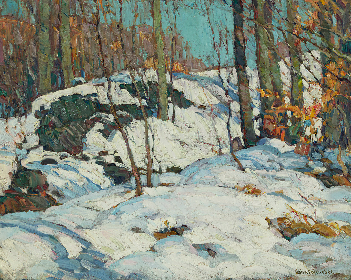 John Fulton Folinsbee (1892-1972), Winter Sunlight,&nbsp;1919-1920