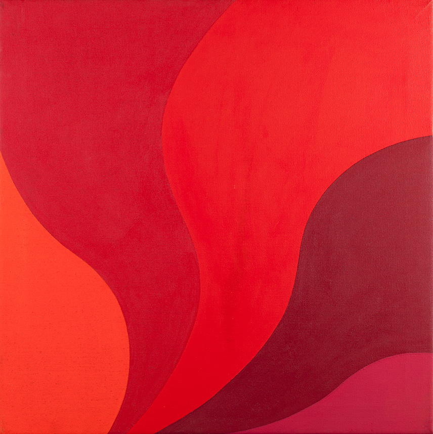Michael Michaeledes (b. 1927)&nbsp;, Red Variations, 1967