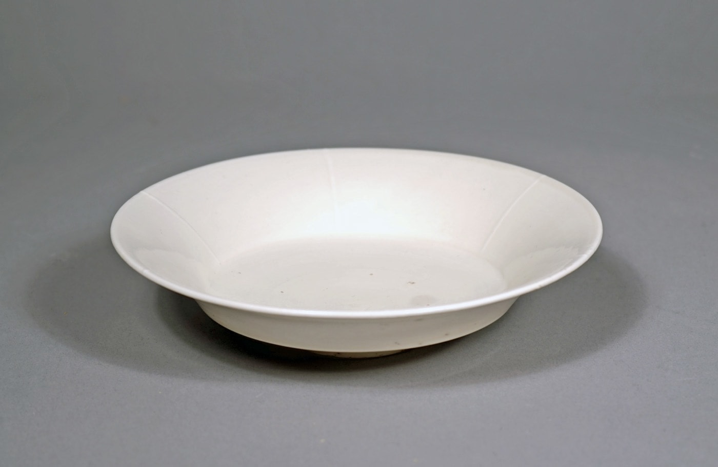 Chinese White Glazed Footed Dish