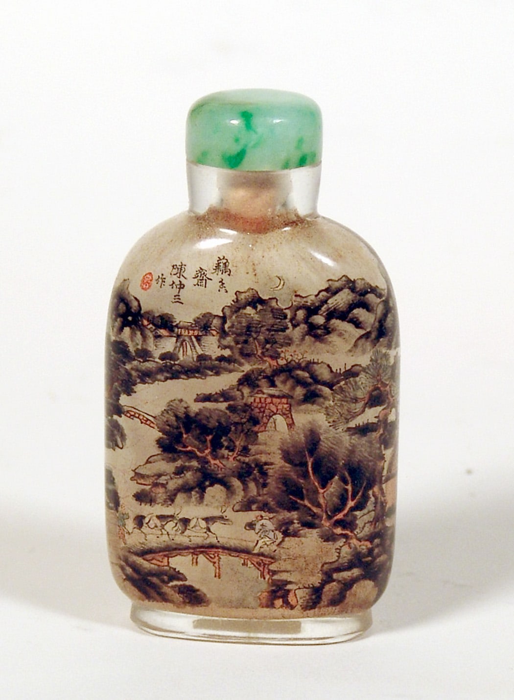 Inside Painted Glass Snuff Bottle