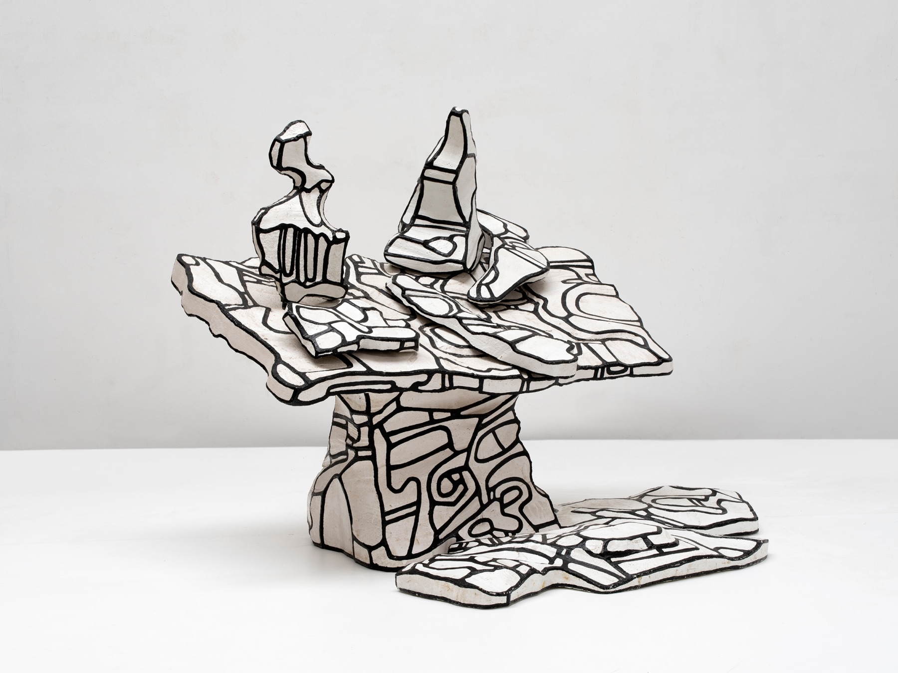 Jean Dubuffet, Table &agrave; la Carafe, 1968