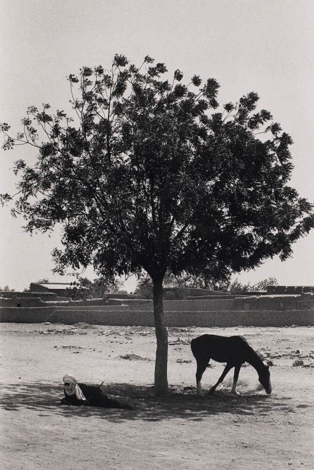 Bernard Plossu (1945-)  Untitled, from the series &quot;African Desert&quot;, 1975  Gelatin silver print  16 x 12 inches (paper), black and white photography