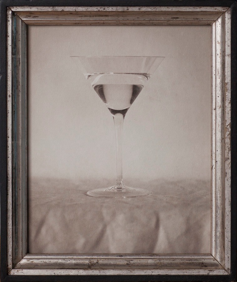 Jefferson Hayman, The New Martini, 2017, Archival Pigment Print in Vintage Silver Frame, 10h x 8w in, Edition of 12, Photography