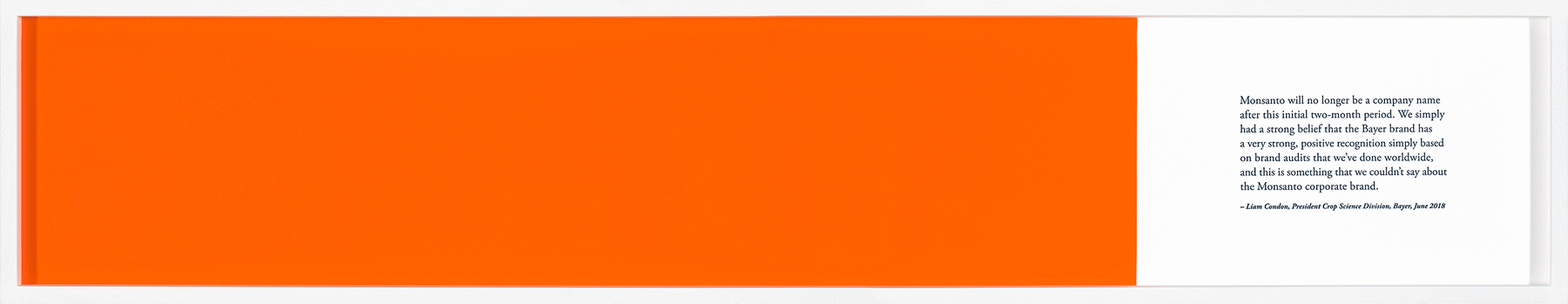 Long orange rectangle with text on right.