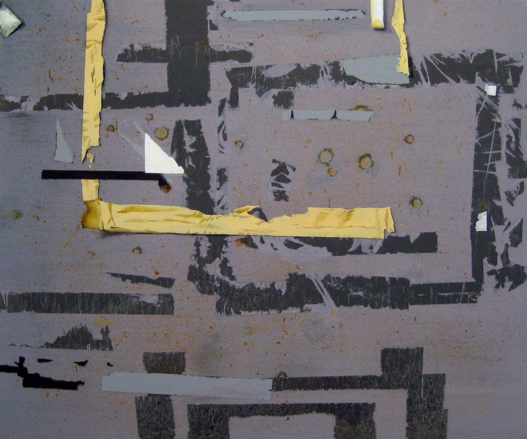 Hannah Cole History Painting #2 (For B.N.), 2009, 20h x 24 3/4w in, Acrylic on canvas, painting