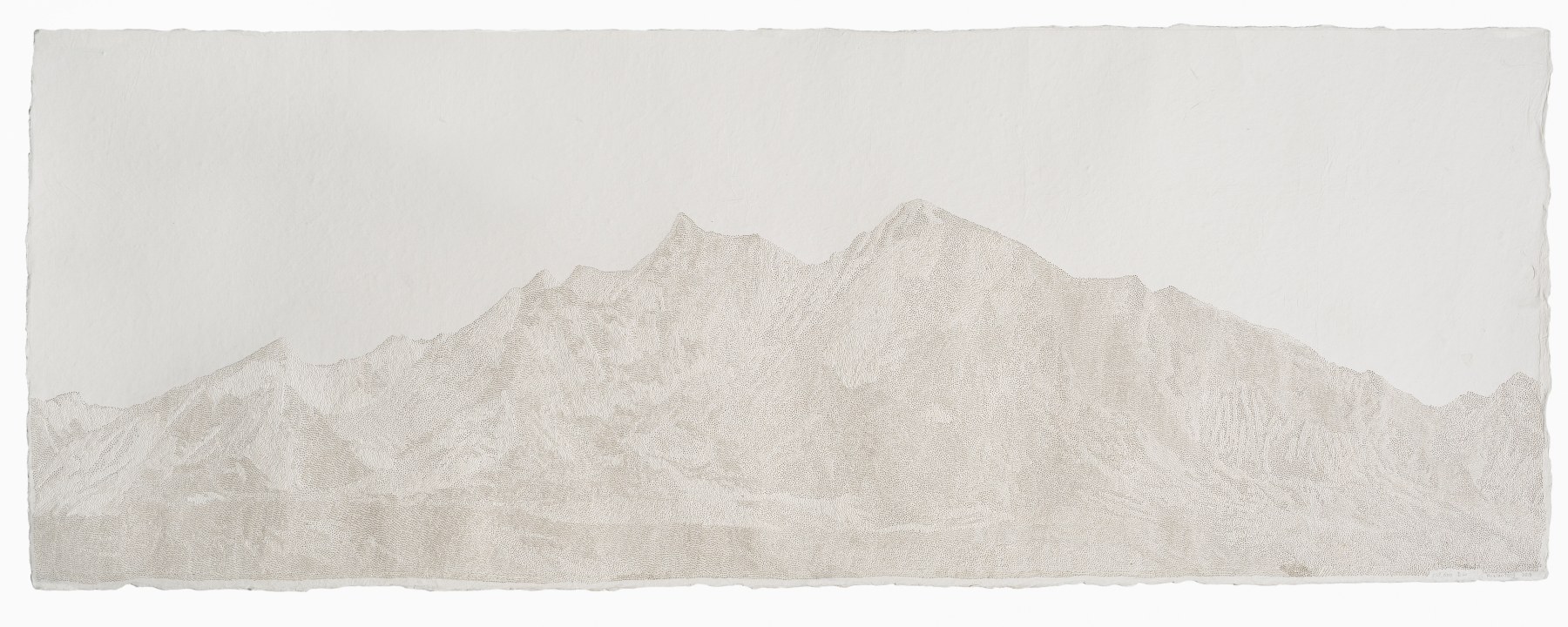 Fu Xiaotong 付小桐 (b. 1976), 518,600 Pinpricks-Sacred Mountain 518,600 孔-圣山