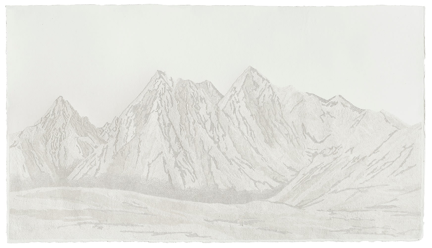 Fu Xiaotong 付小桐 (b. 1976), Mountain &ndash; 341,320 Pinpricks 341,320 孔之山, 2015
