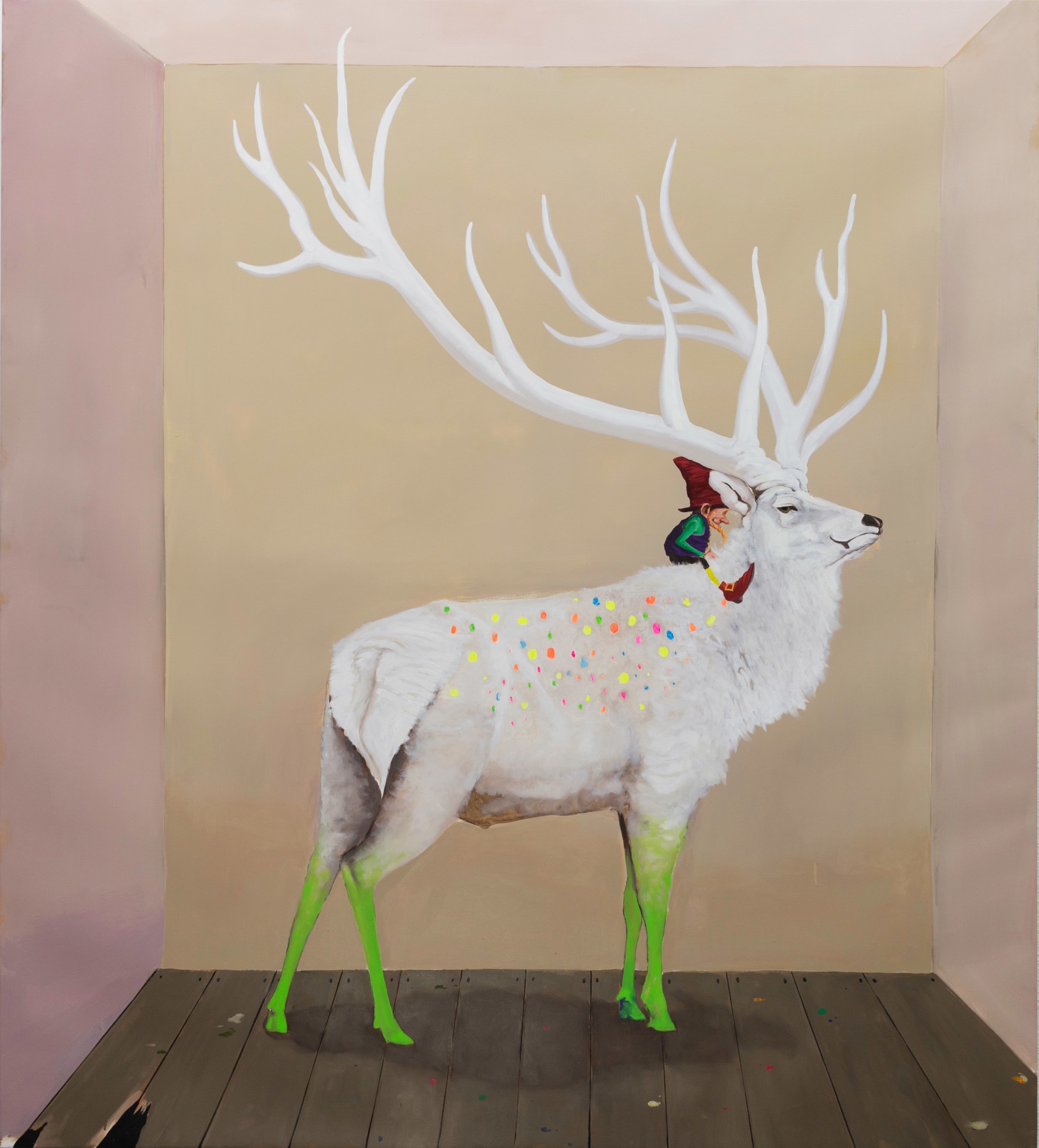 GAMA (b.1977), A Deer of Nine Colors 九色鹿, 2014