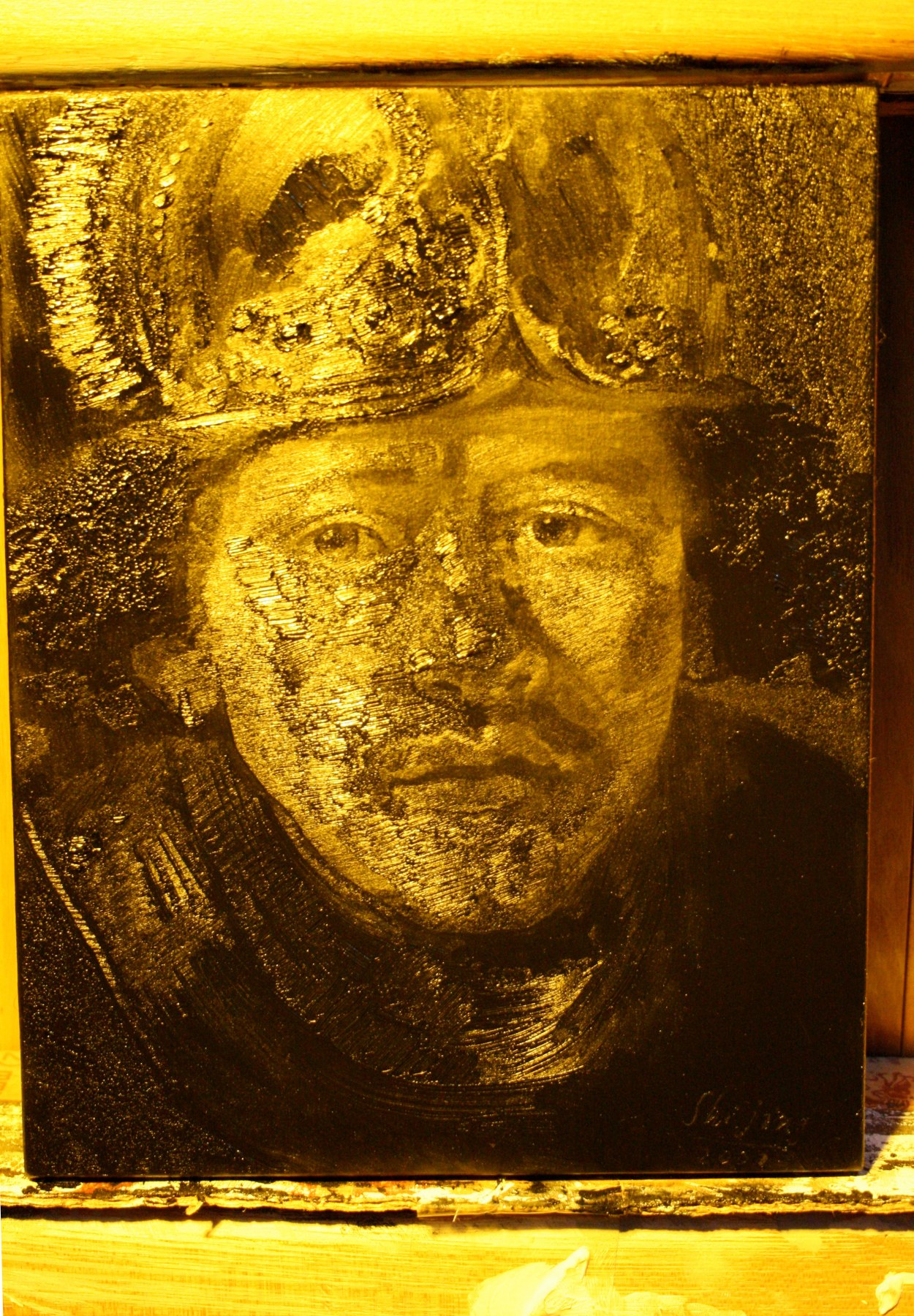Shi Jing 史晶, Rembrandt&rsquo;s Self-portrait&nbsp;伦勃朗&mdash;自画像