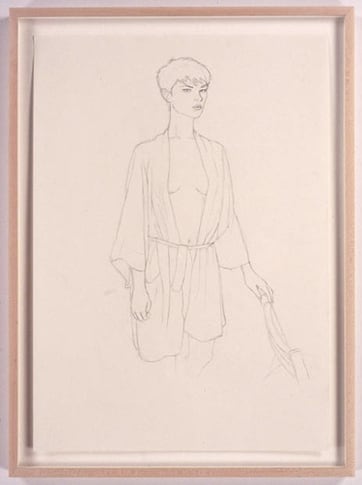 Rowan, 2005. Pencil drawing on paper, 23.4 x 16.5 inches (59.4 x 41.9 cm). MP D-2