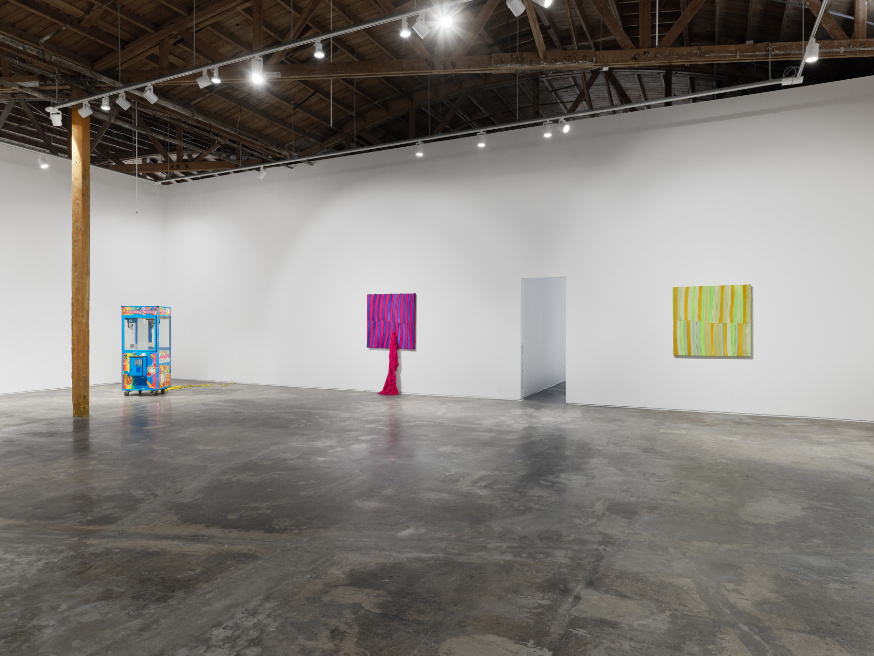 Installation view of Anthony Olubunmi Akinbola's exhibition "Sweet Tooth" at Night Gallery 2023