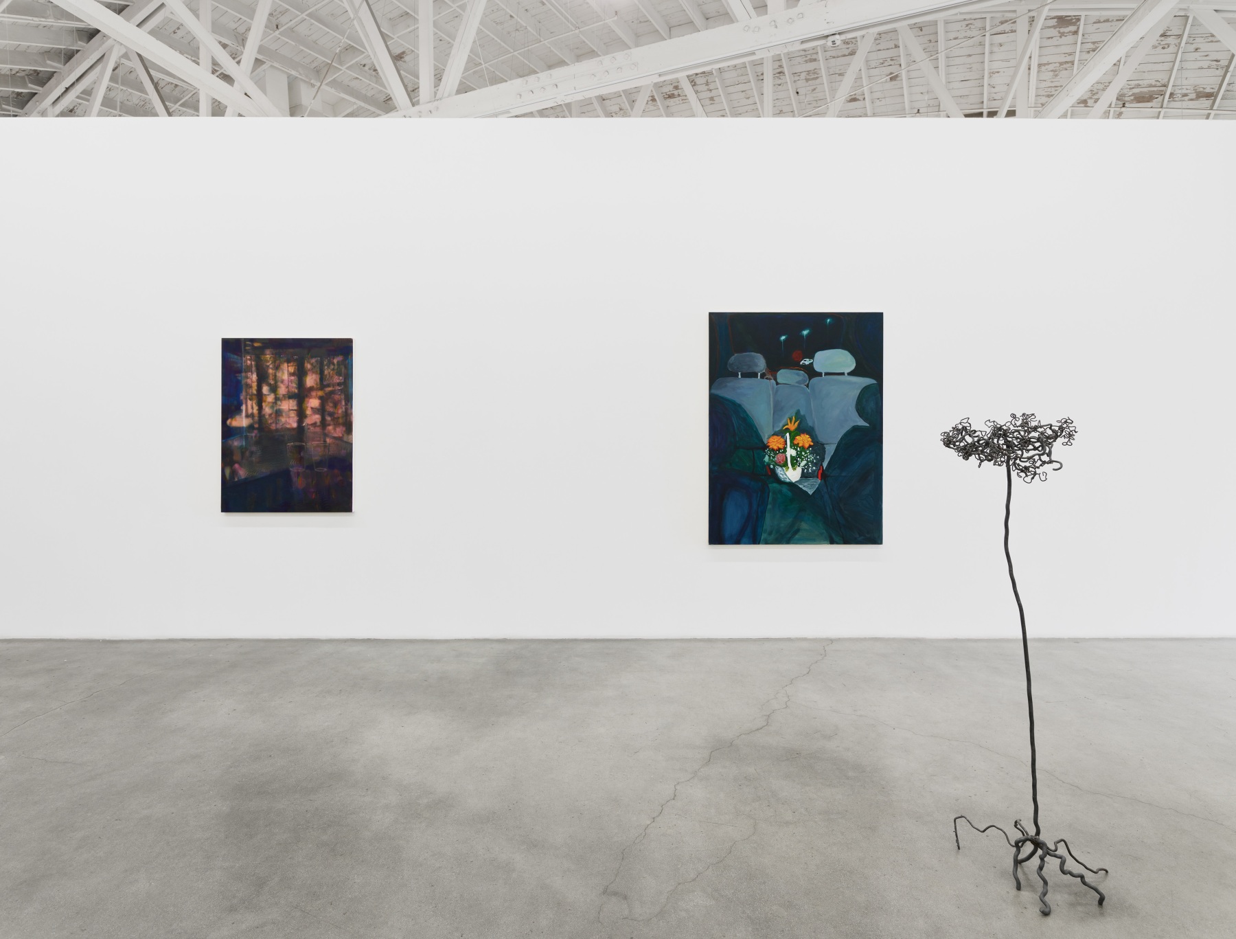 Shrubs, installation view, 2022 From left: Ben Tong, Carrie Cook, Beatriz Cortez