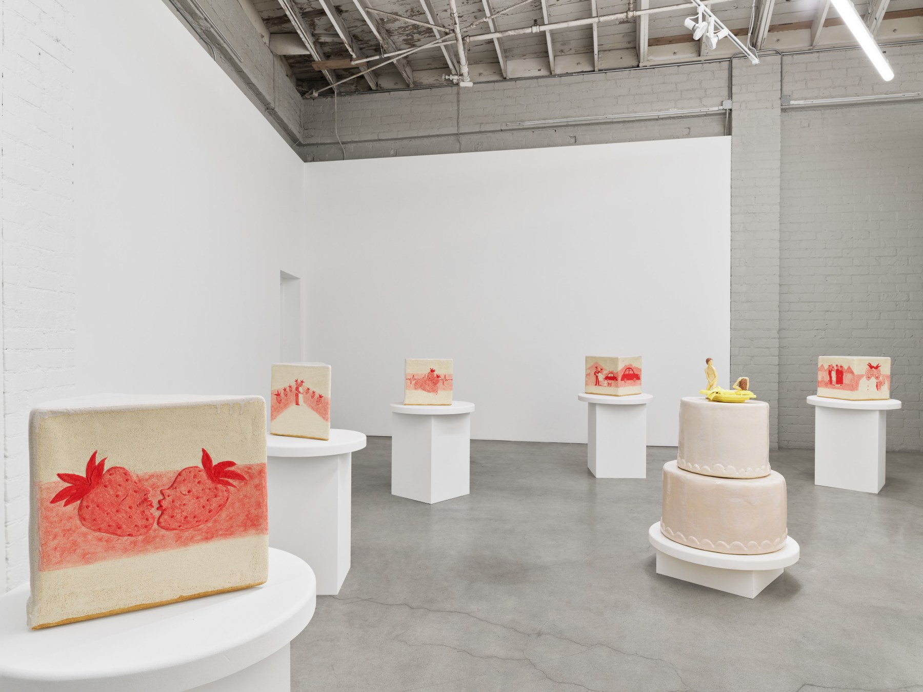 Elizabeth Jaeger, Piece of Cake, installation view, 2021