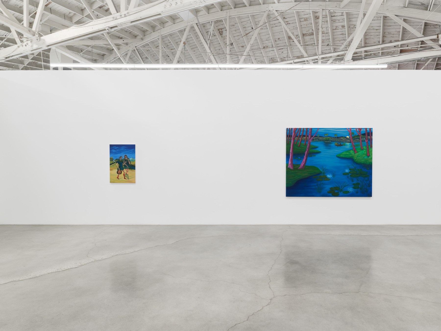 Installation view of Bambou Gili's "Goodbye Earl" at Night Gallery 2023.