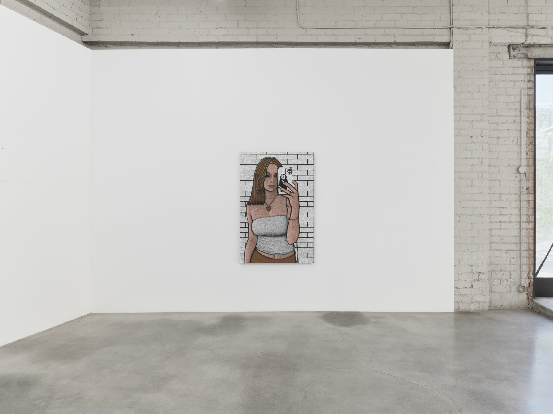 Installation view of Amy Adler's "Audition" at Night Gallery.