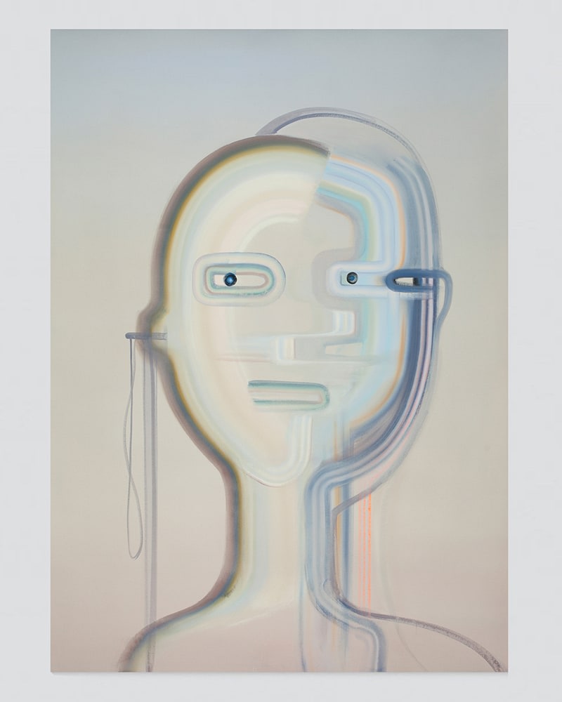 Wanda Koop, Heartbeat Bot (Taupe), Artwork
