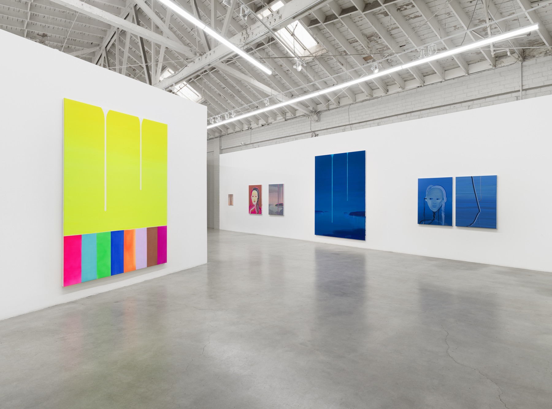 Installation view of HeartBeat Bots, 2020