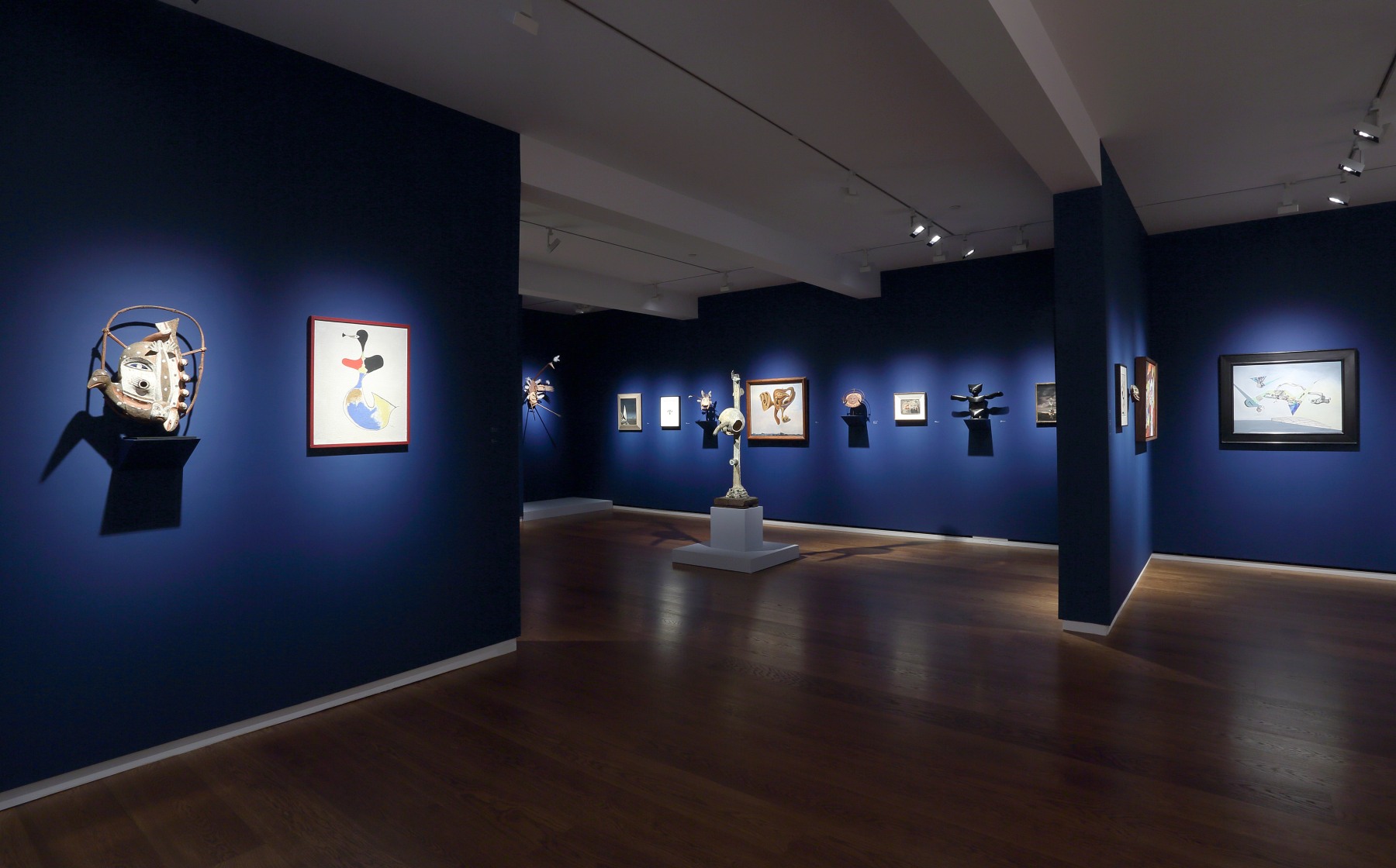 Moon Dancers: Yup'ik Masks and the Surrealists, Installation View