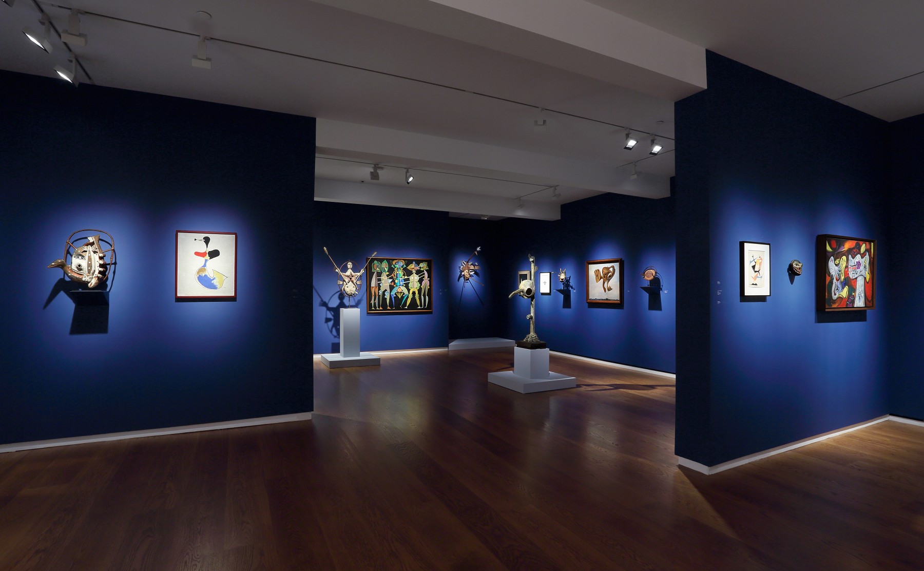 Moon Dancers: Yup'ik Masks and the Surrealists, Installation View
