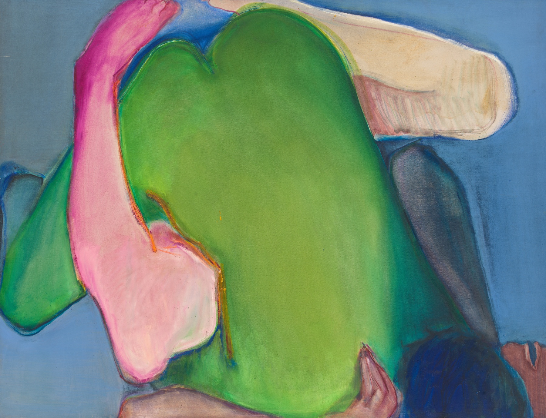 Green Heart, 1971, Oil On Canvas