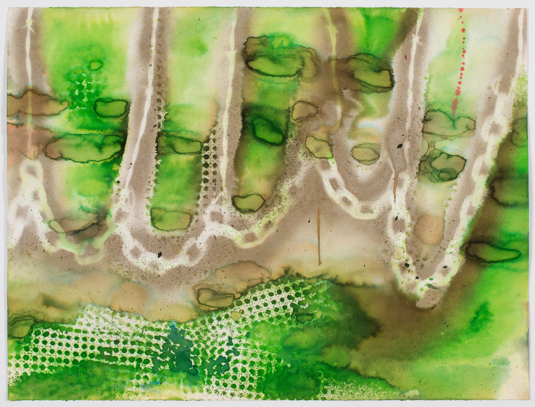 Untitled, c. 1974, Watercolor and ink on paper