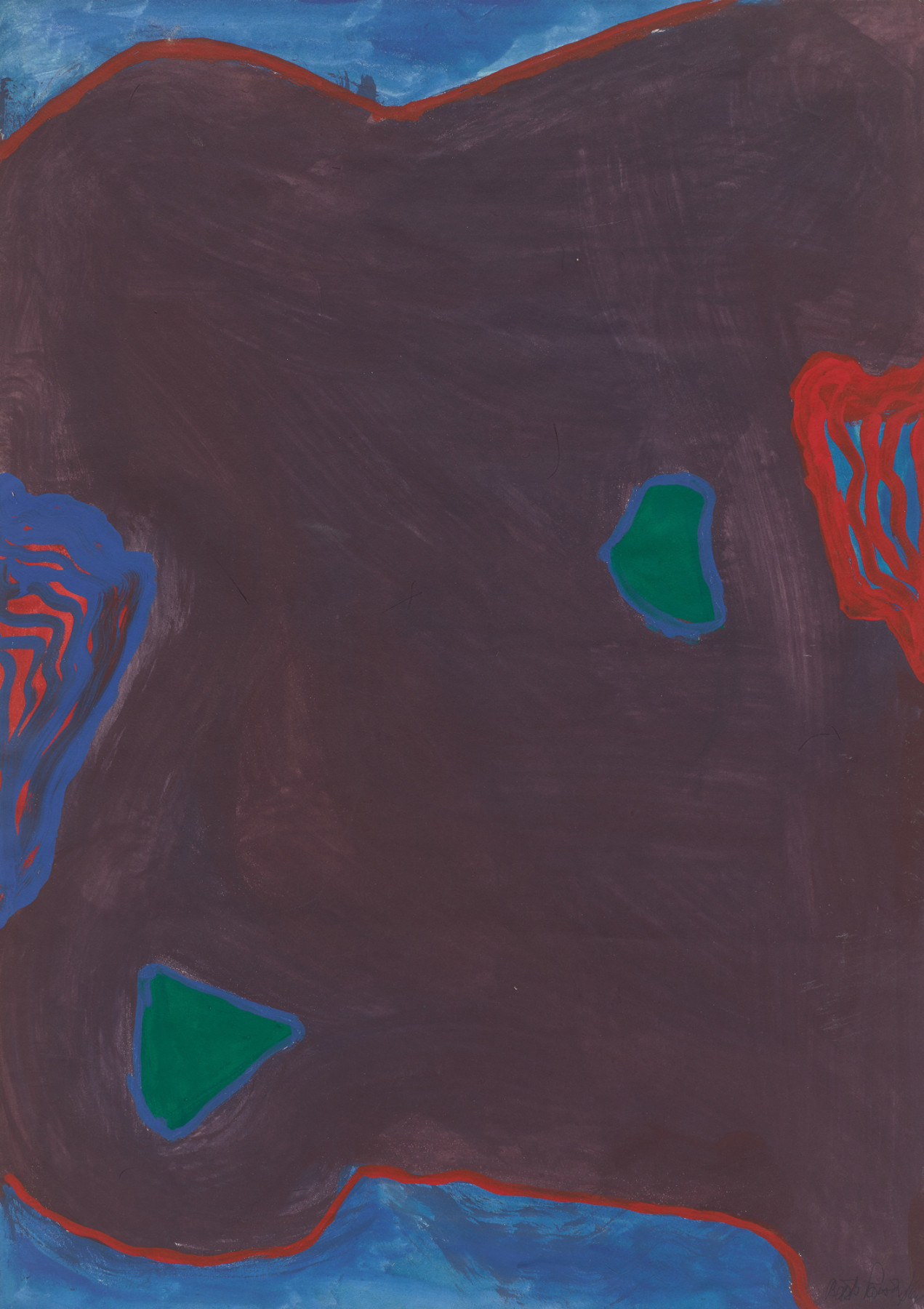 Untitled, 1964, Gouache on paper