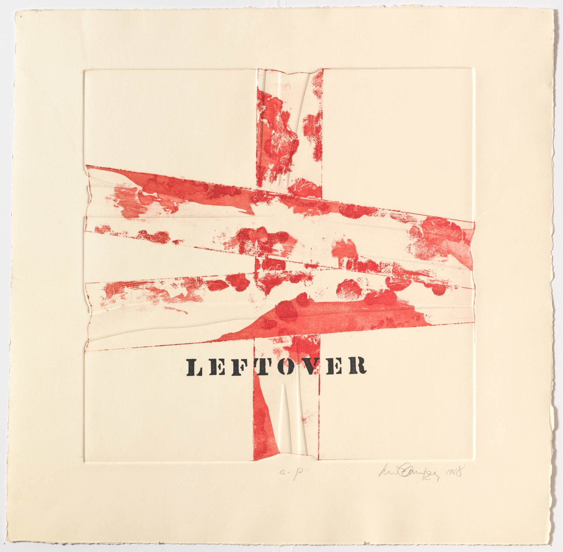 Luis Camnitzer, Leftover, 1968