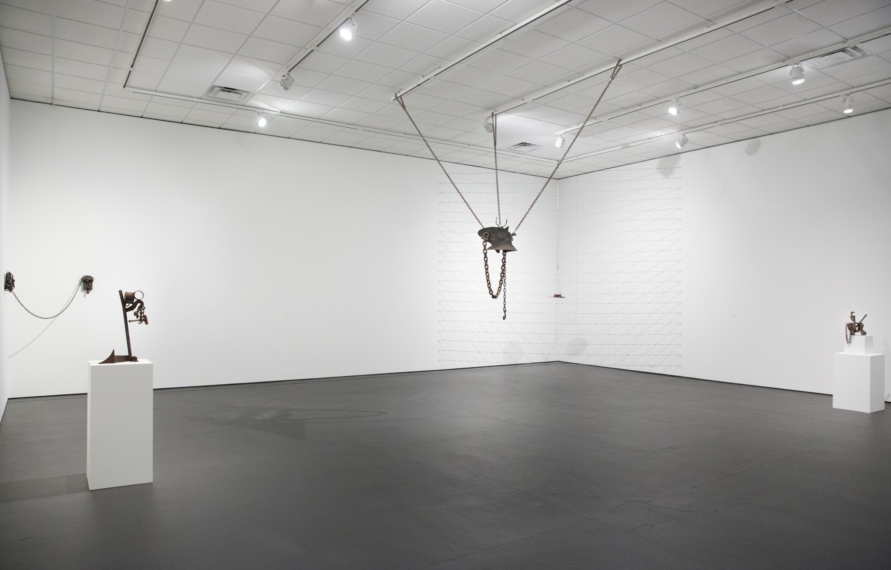 Melvin Edwards: Festivals, Funerals, and New Life, installation view, David Winton Bell Gallery,&nbsp;Brown University (2017)
